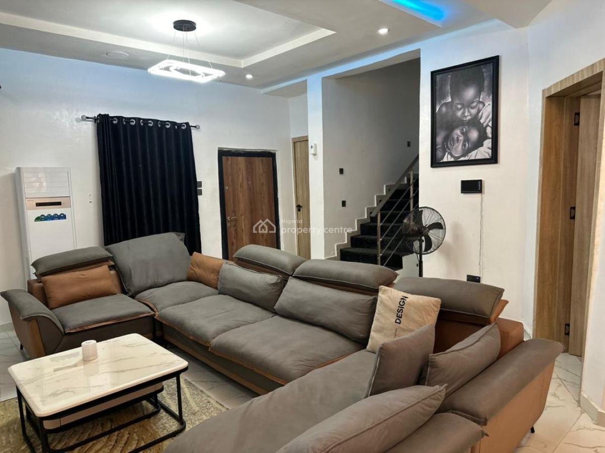 Luxury 3-bedroom Terrace Duplex  -- Fully Furnished & Serviced, Victoria Crest Estate, Harris Drive, Vgc, Lekki, Lagos, Terraced Duplex for Rent