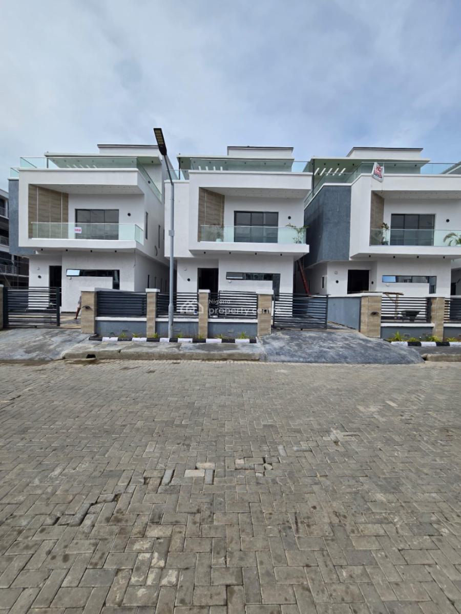 Elegant 5-bedroom Detached Duplex with Cinema, Rooftop Terrace & Bq, Osapa, Lekki, Lagos, Detached Duplex for Sale