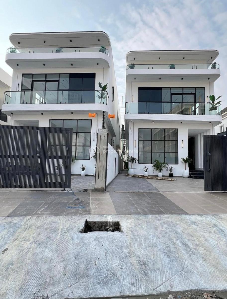 Newly Built 5 Bedrooms Fully Detached House with Bq, Chevron Drive Toll Gate, Lekki, Lagos, Detached Duplex for Sale