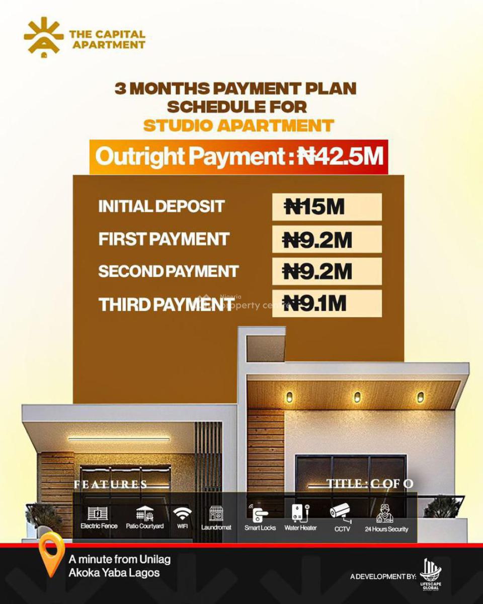 The Capital Apartment Officially Opens, Akoka, Yaba, Lagos, Flat / Apartment for Sale