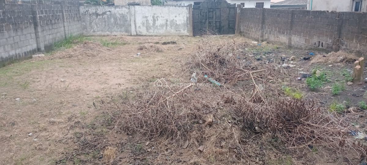 a Fenced and Gated Land with a Dilapidated 3-bedroom Bungalow., 50, Bello Street, Ikola, Ayobo, Lagos, Residential Land for Sale