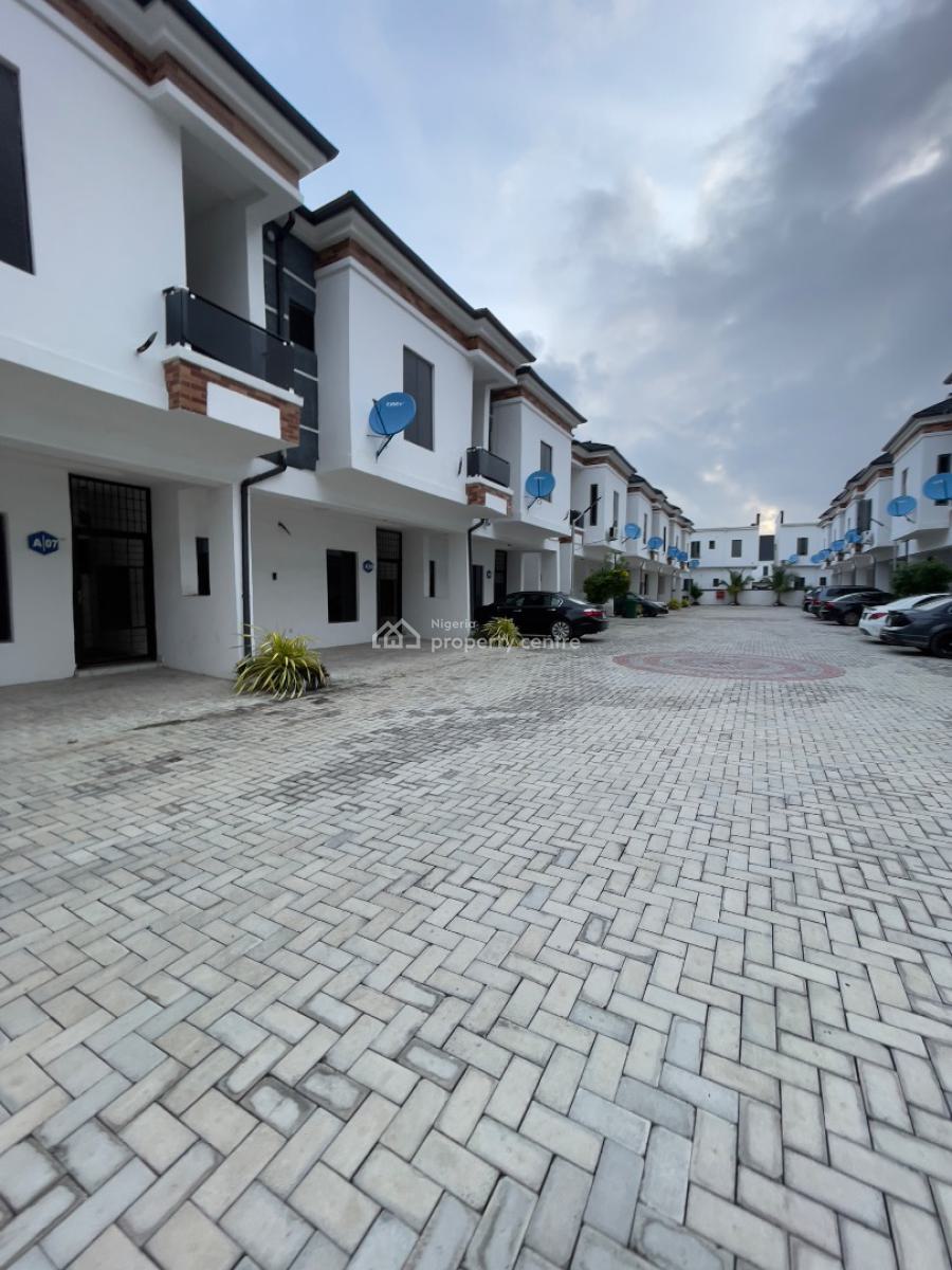 Fully Serviced Luxury 4 Bedroom Terrace Corner Piece, Vgc Extension, Vgc, Lekki, Lagos, Terraced Duplex for Sale