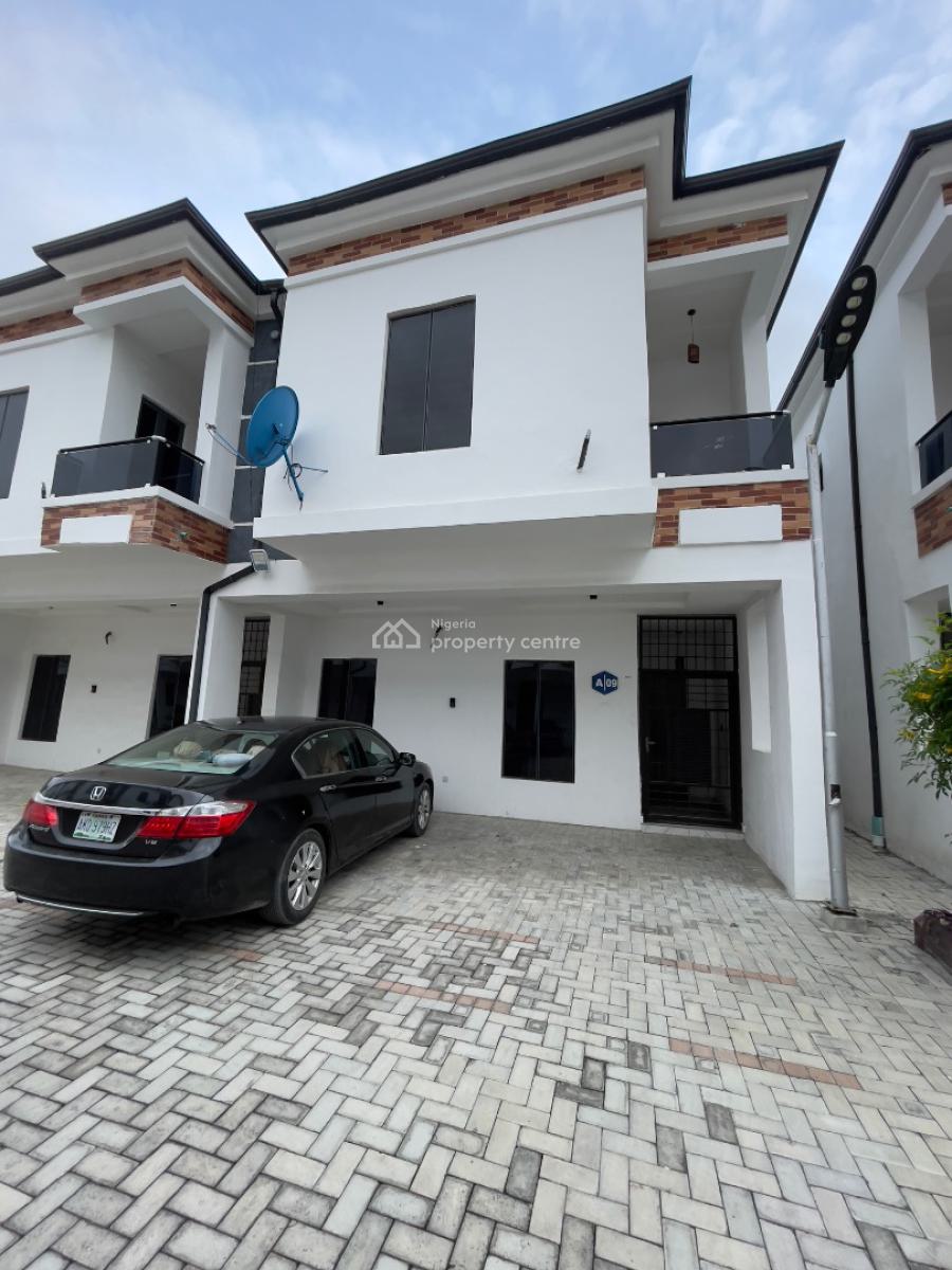 Fully Serviced Luxury 4 Bedroom Terrace Corner Piece, Vgc Extension, Vgc, Lekki, Lagos, Terraced Duplex for Sale