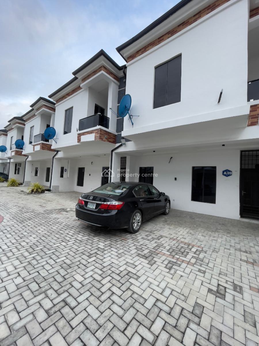 Fully Serviced Luxury 4 Bedroom Terrace Corner Piece, Vgc Extension, Vgc, Lekki, Lagos, Terraced Duplex for Sale