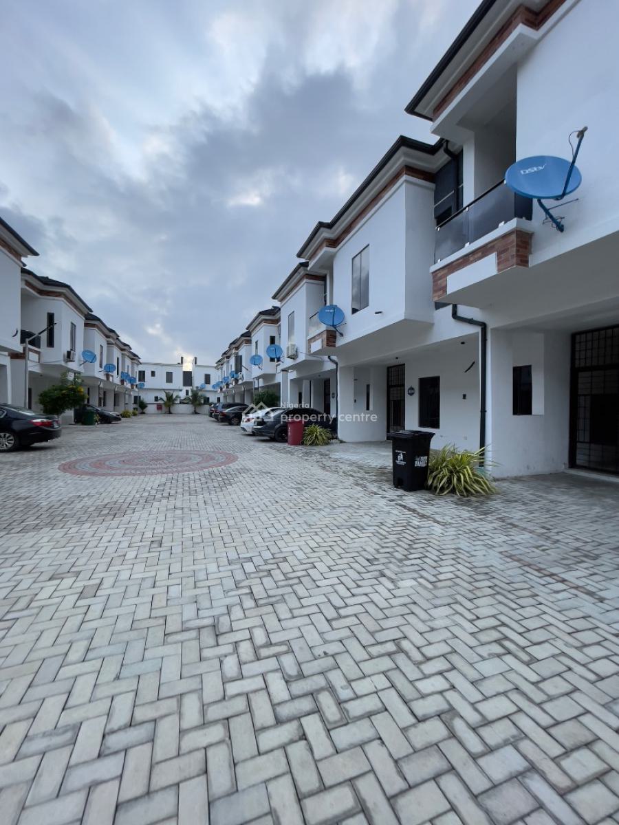 Fully Serviced Luxury 4 Bedroom Terrace Corner Piece, Vgc Extension, Vgc, Lekki, Lagos, Terraced Duplex for Sale