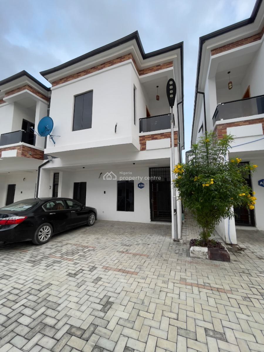 Fully Serviced Luxury 4 Bedroom Terrace Corner Piece, Vgc Extension, Vgc, Lekki, Lagos, Terraced Duplex for Sale