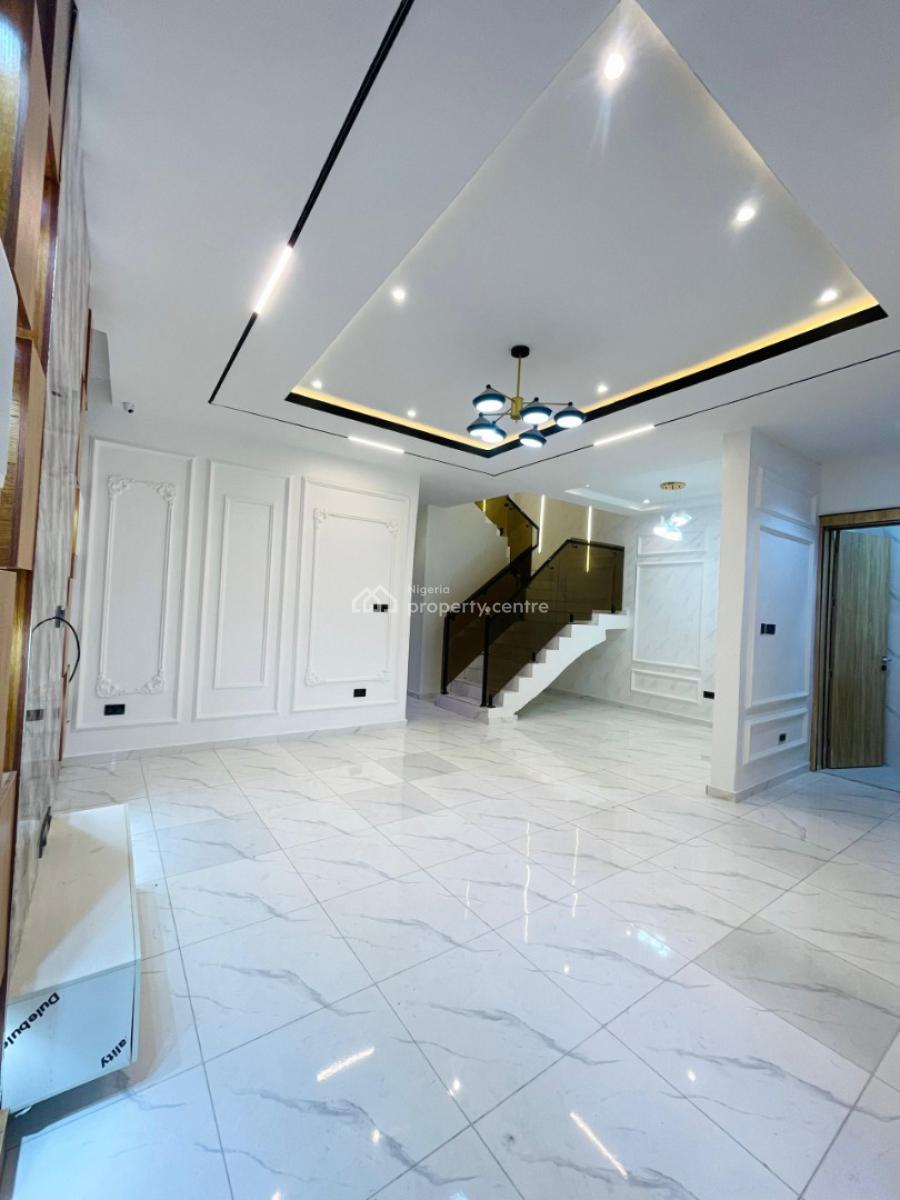 Contemporary 4 Bedroom Semi-detached Duplex with Bq, Chevron, Lekki, Lagos, Semi-detached Duplex for Sale