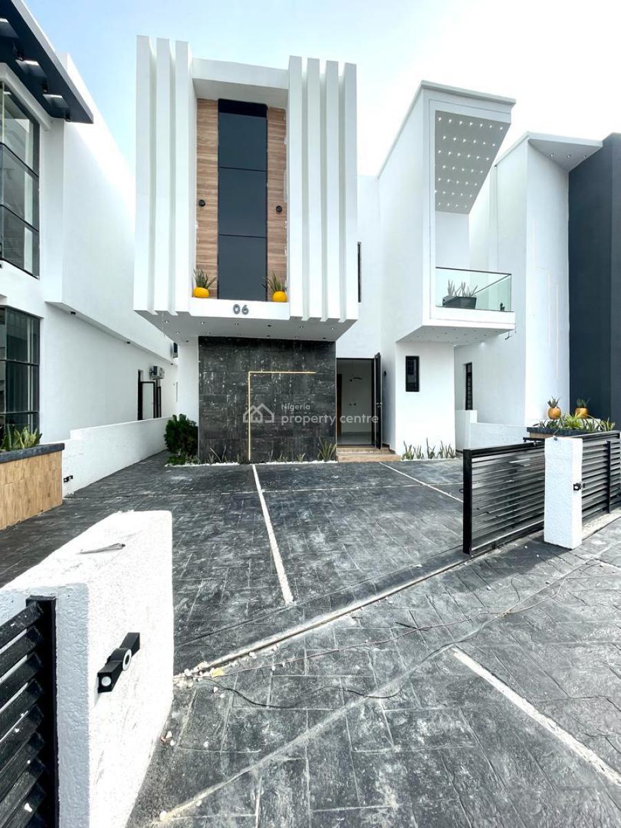 Luxury Fully Furnished 4 Bedroom Duplex with Pool in Lekki, Chevron, Lekki, Lagos, Detached Duplex for Rent