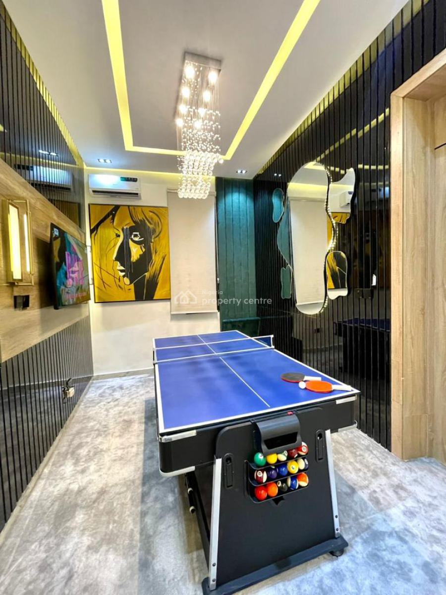 Luxury Fully Furnished 4 Bedroom Duplex with Pool in Lekki, Chevron, Lekki, Lagos, Detached Duplex for Rent