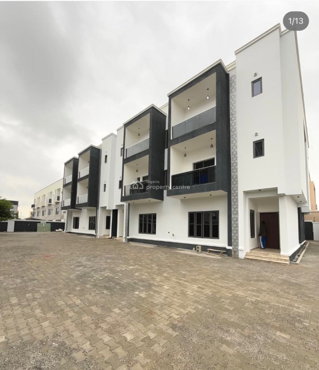 Brand New 4 Bedroom Terrace Duplex with Bq, Jahi, Abuja, Terraced Duplex for Sale