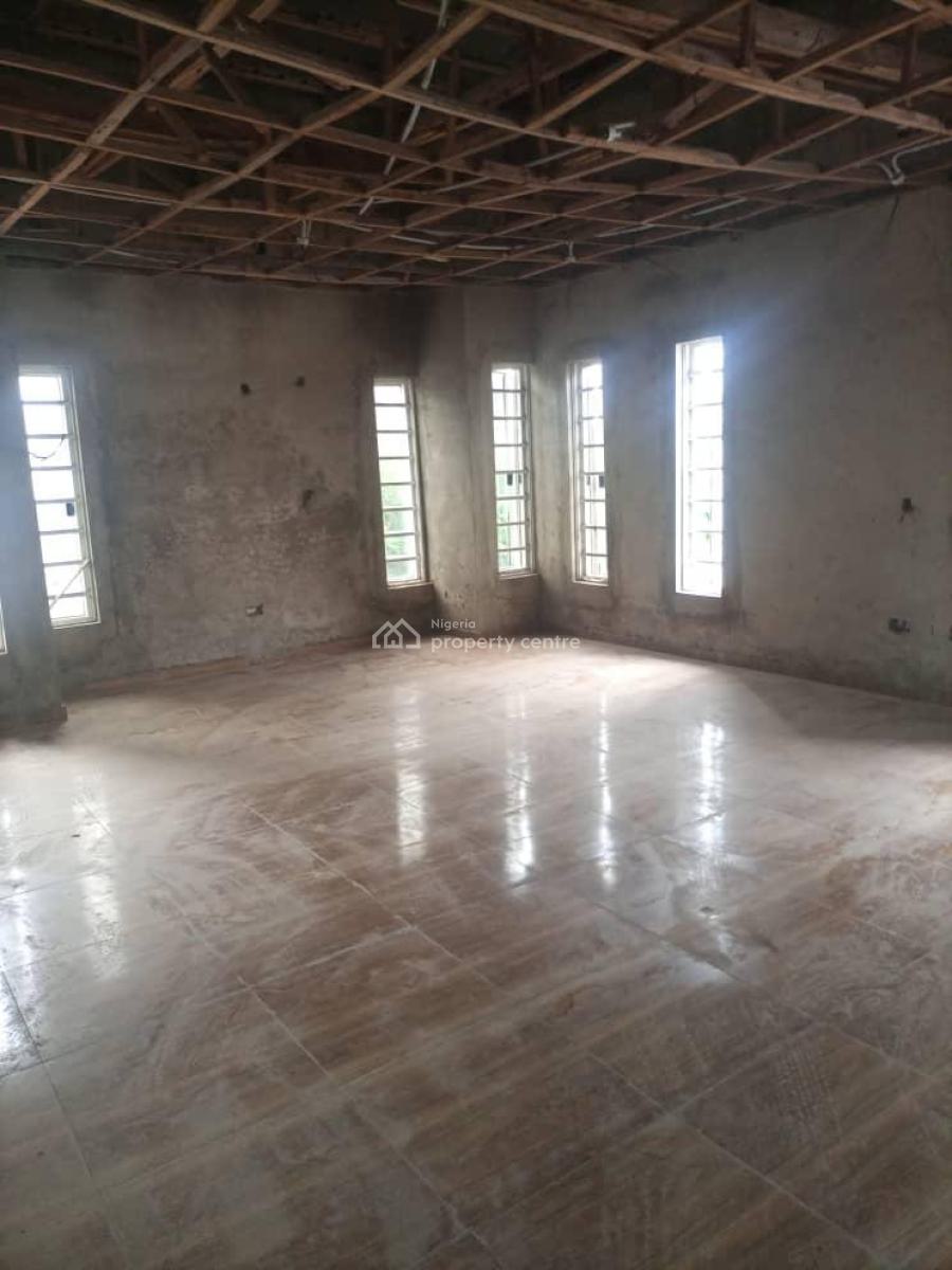 Distress 7 Bedroom (carcass) Duplex with Boys Quarter, United Estate, Sangotedo, Ajah, Lagos, Detached Duplex for Sale