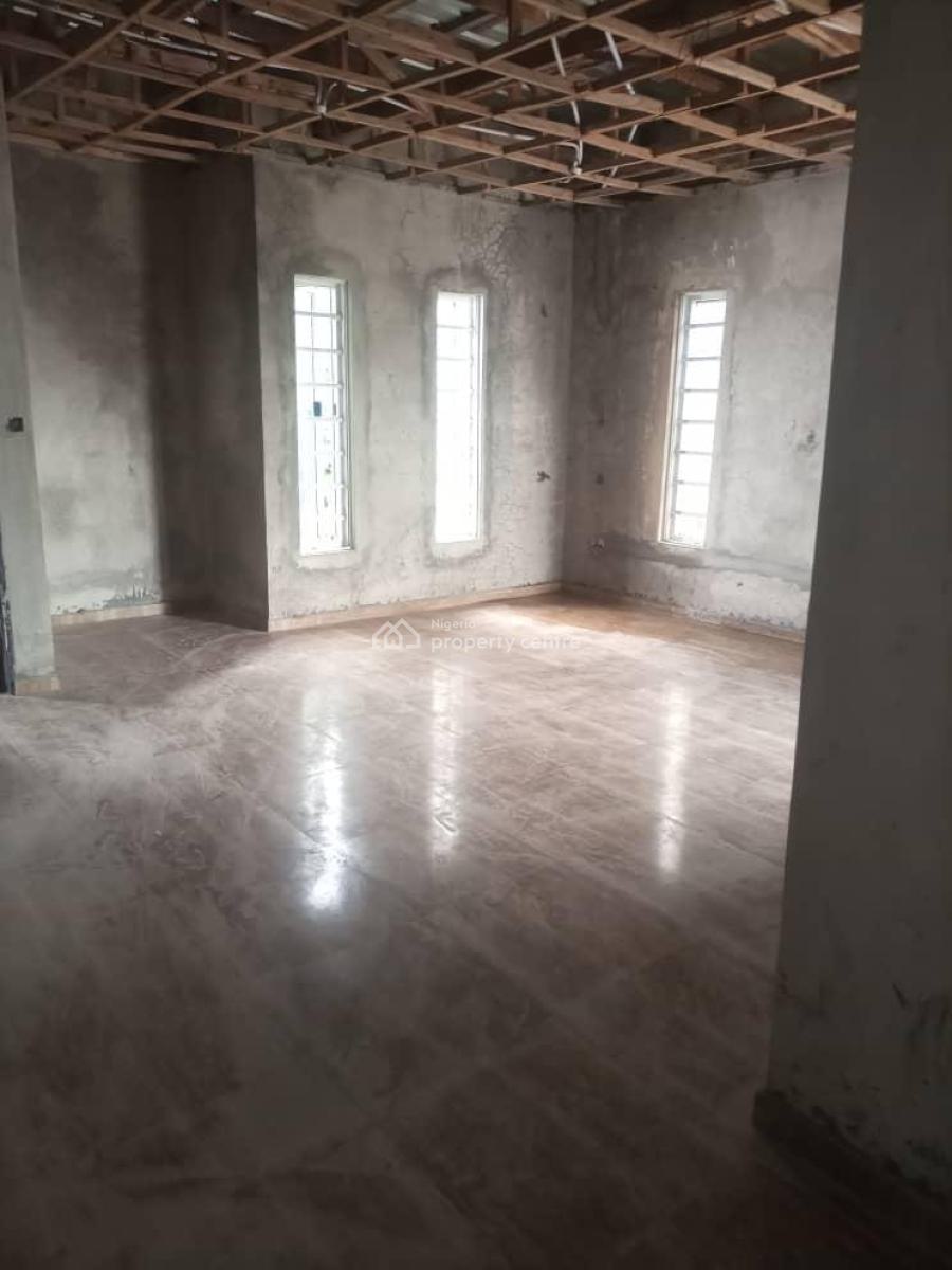Distress 7 Bedroom (carcass) Duplex with Boys Quarter, United Estate, Sangotedo, Ajah, Lagos, Detached Duplex for Sale