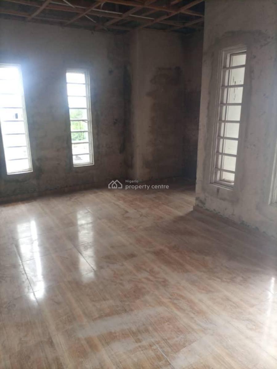 Distress 7 Bedroom (carcass) Duplex with Boys Quarter, United Estate, Sangotedo, Ajah, Lagos, Detached Duplex for Sale