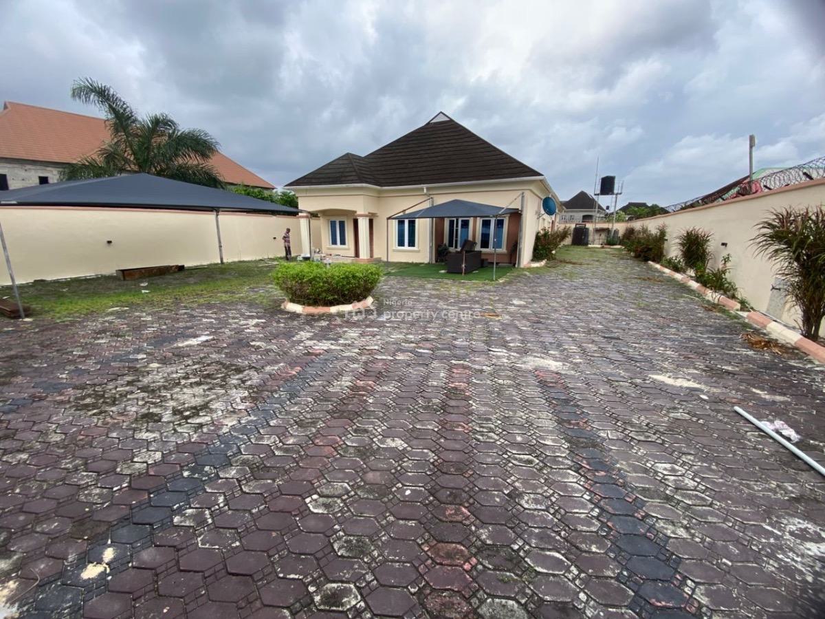 Spacious 4 Bedroom Fully Detached Bungalow Alone in a Compound, Sangotedo, Ajah, Lagos, Detached Bungalow for Rent