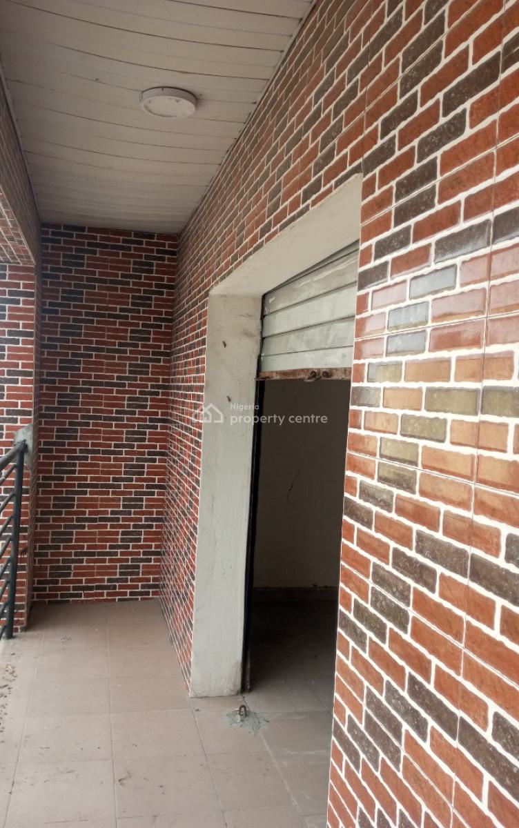 Double Shop Upstairs in a Complex Facing The Road, Ado, Ajah, Lagos, Shop for Rent