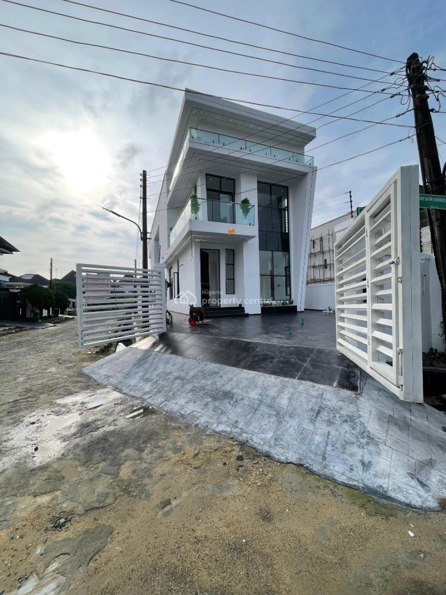 Excellent 5 Bedroom Fully Detached Duplex with Bq, Chevron Tollgate, Lekki, Lagos, House for Sale