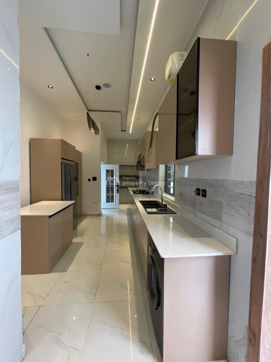 Exquisite 5 Bedroom Fully Detached Duplex, Located in a Serene Environment with a Pool,cinema,bq in Chevron, Lekki, Lagos, House for Sale
