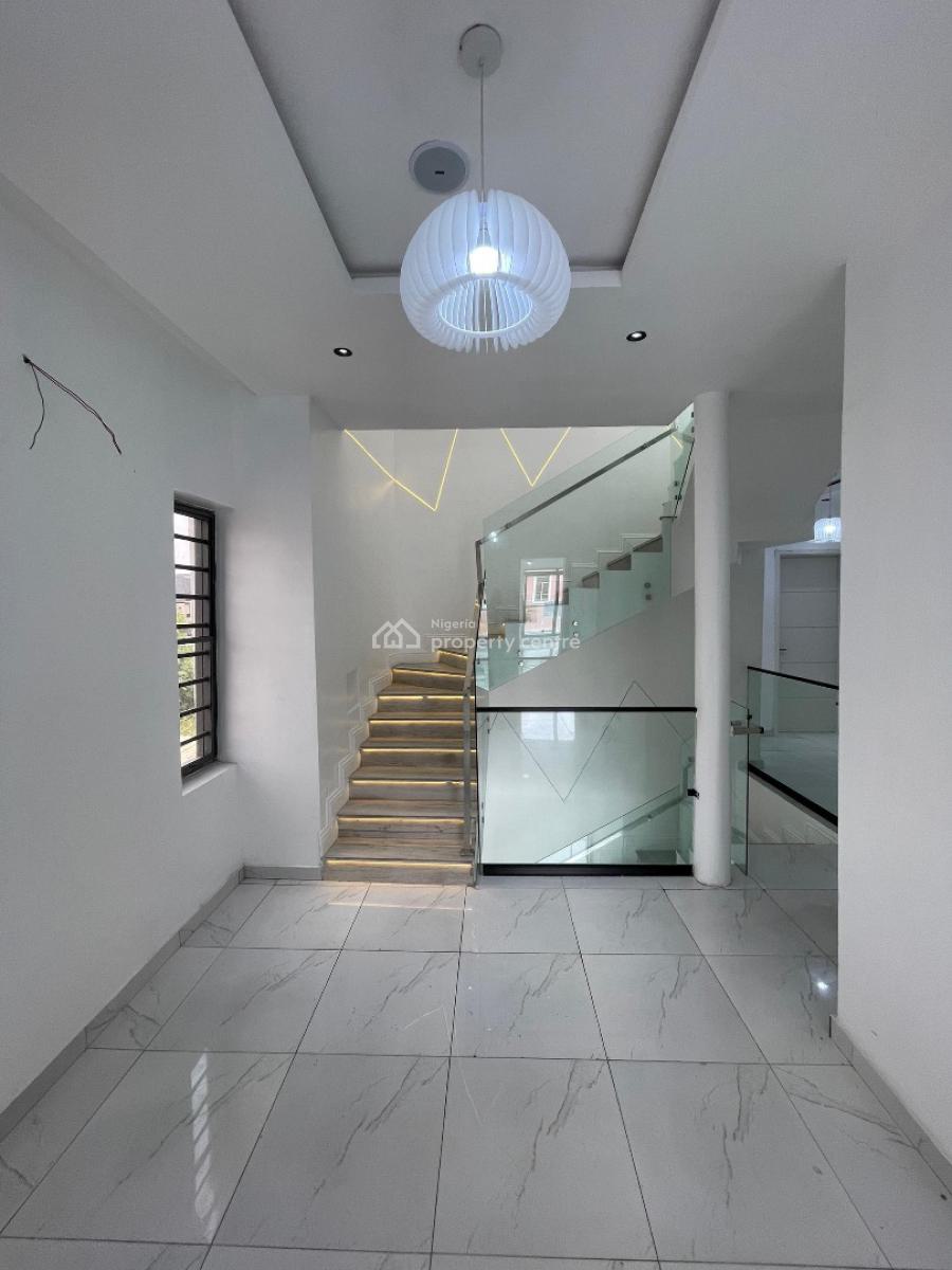 Exquisite 5 Bedroom Fully Detached Duplex, Located in a Serene Environment with a Pool,cinema,bq in Chevron, Lekki, Lagos, House for Sale