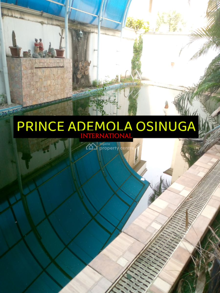 Fully Detached 5 Bedroom House + Pool + 3 Bq, Parkview, Ikoyi, Lagos, Detached Duplex for Rent