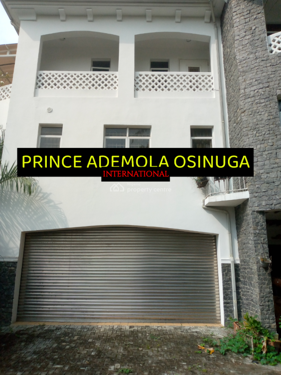 Fully Detached 5 Bedroom House + Pool + 3 Bq, Parkview, Ikoyi, Lagos, Detached Duplex for Rent