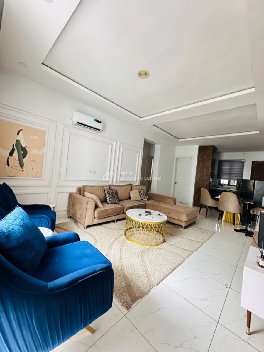 Furnished 2 Bedrooms Apartment, Agungi, Lekki, Lagos, Flat / Apartment for Rent