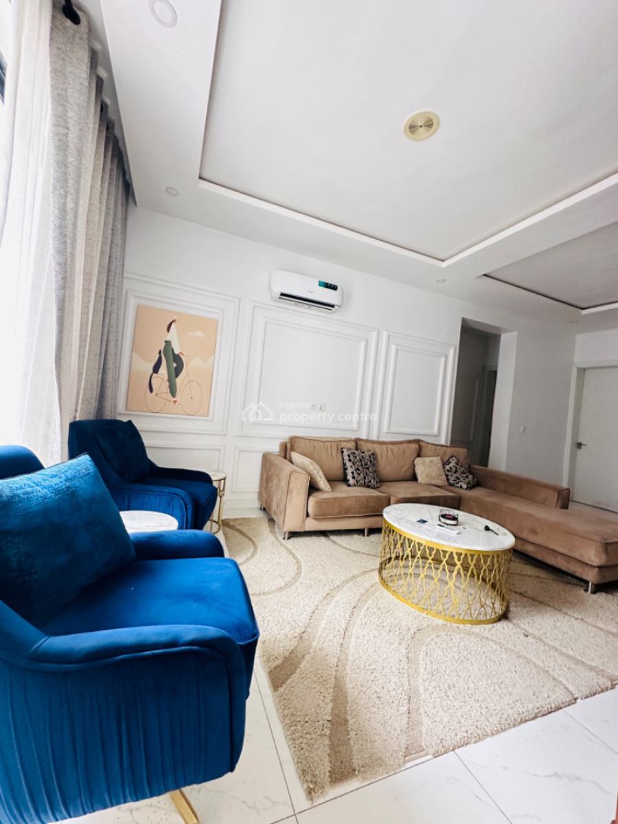 Furnished 2 Bedrooms Apartment, Agungi, Lekki, Lagos, Flat / Apartment for Rent