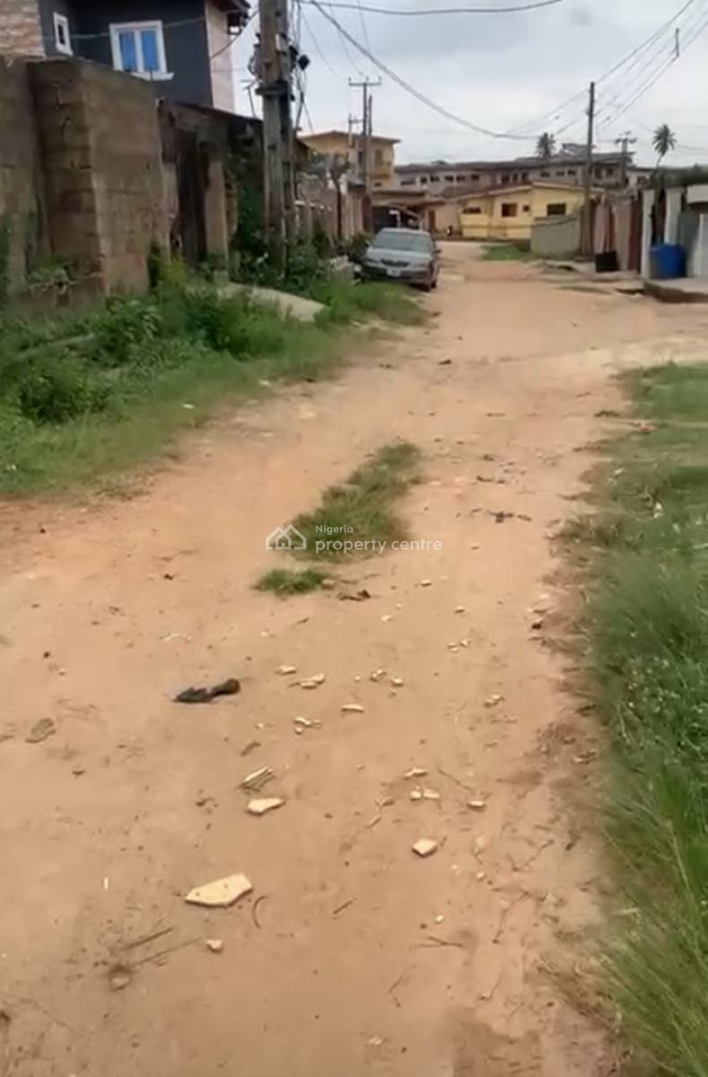 Half Plot of Land with Foundation of 4 Bedroom Duplex., Ebute, Ikorodu, Lagos, Mixed-use Land for Sale
