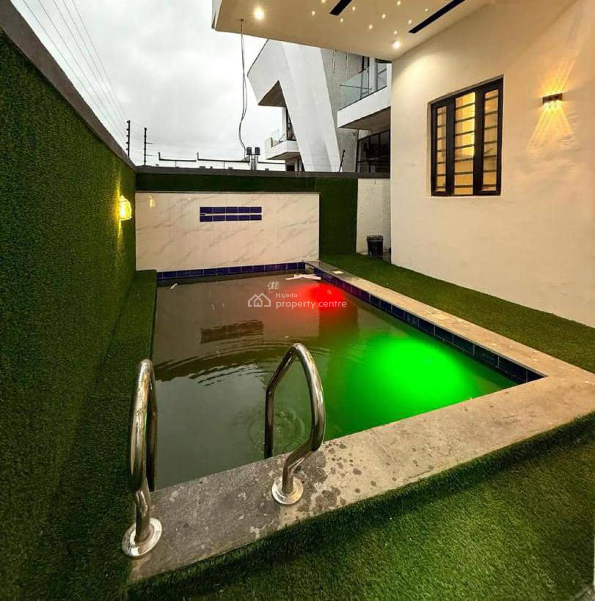 Contemporary 4 Bedroom Fully Detached Duplex with Swimming Pool, Ajah, Lagos, Detached Duplex for Rent