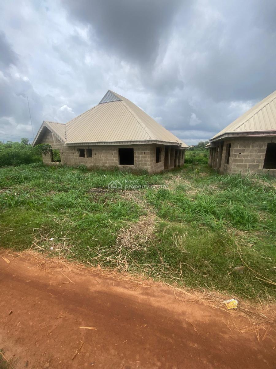 Uncompleted 4 Units of 2-bedroom, Zion Estate, Close to Futa Northgate, Akure, Ondo, House for Sale