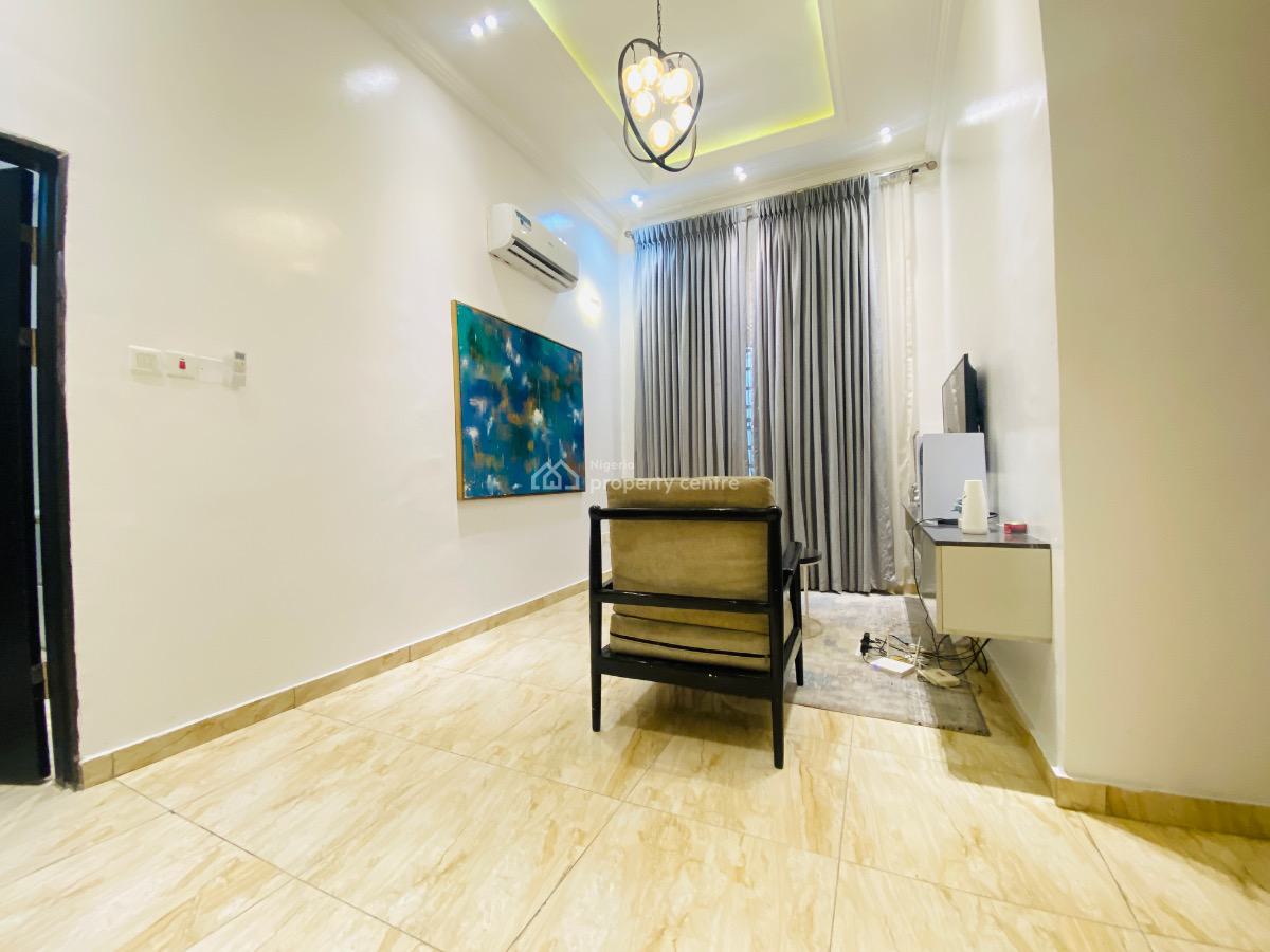 Contemporary  4 Bedroom Fully Furnished Semi Detached Duplex with Bq, Chevron, Lekki, Lagos, Semi-detached Duplex for Sale