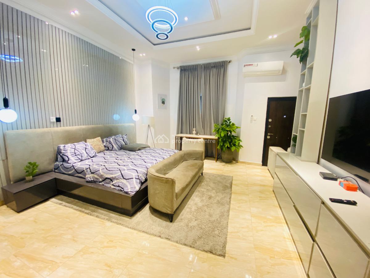 Contemporary  4 Bedroom Fully Furnished Semi Detached Duplex with Bq, Chevron, Lekki, Lagos, Semi-detached Duplex for Sale