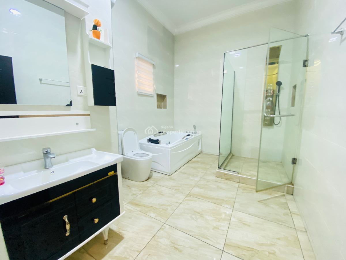 Contemporary  4 Bedroom Fully Furnished Semi Detached Duplex with Bq, Chevron, Lekki, Lagos, Semi-detached Duplex for Sale
