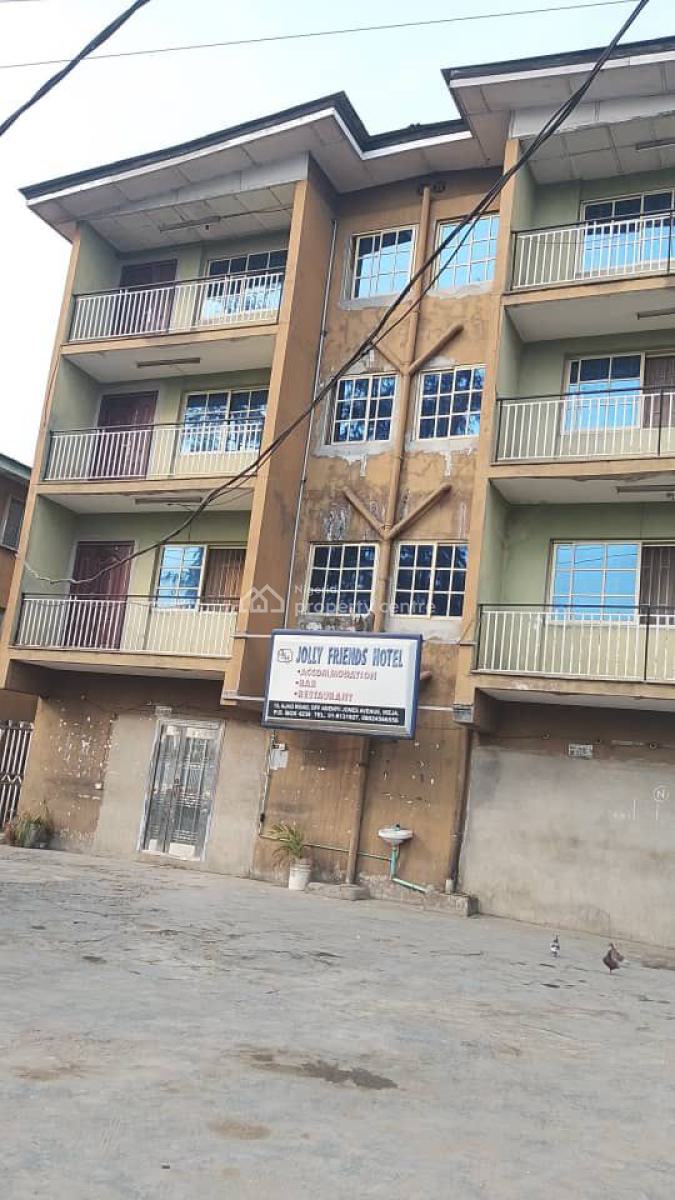 Multi Floor Commercial Building with 18 Rooms, 6 Sitting Rooms, 2 Bars, Ajao Road, Off Adveniyi Jones, Ikeja, Lagos, Commercial Property for Sale