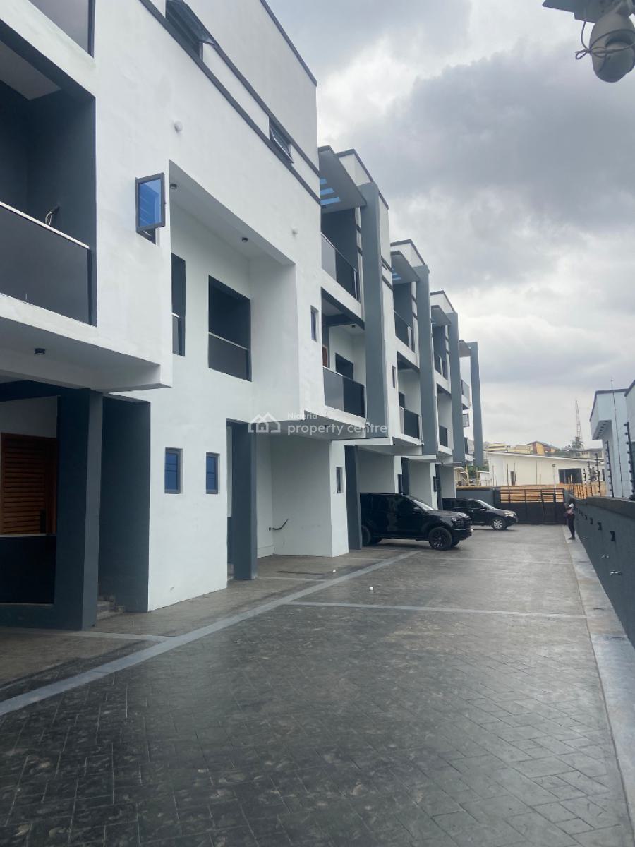 4 Bedroom Terrace with a Room Bq, Agbaoku, Opebi, Ikeja, Lagos, Terraced Duplex for Sale