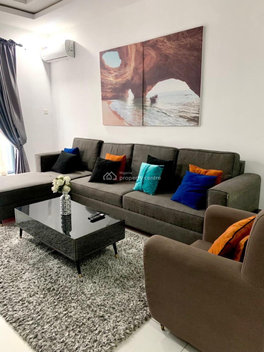 Luxury 2 Bedroom Fully Furnished, 24 Hours Power Backed Up Inverter, Oral Estate, Lekki, Lagos, Flat / Apartment for Rent