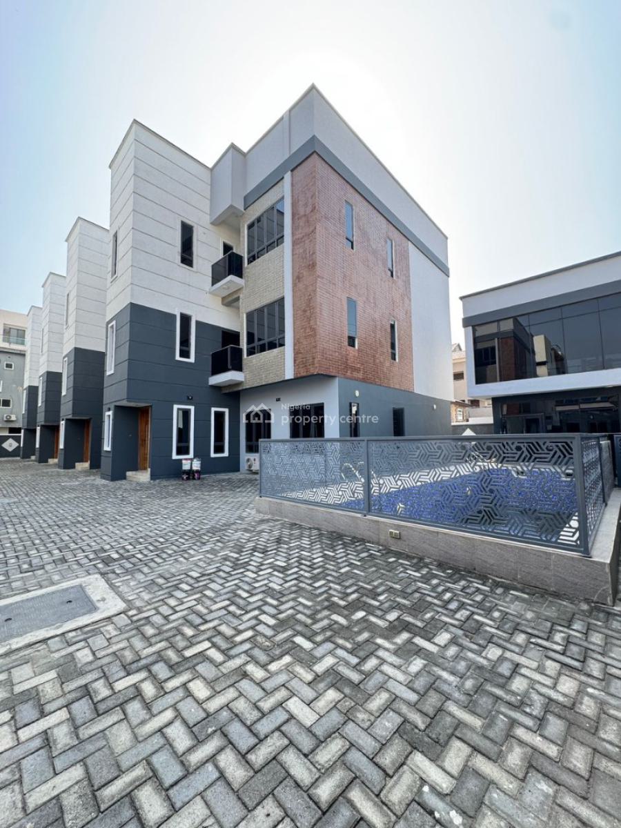 4 Bedroom Terrace Duplex with Bq, Ikate, Lekki, Lagos, Terraced Duplex for Sale