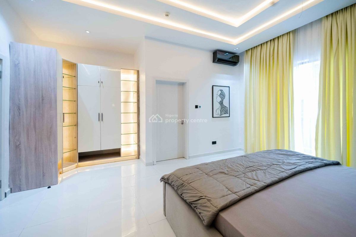 Furnished and Serviced 4bedroom Duplex  with 24hrs Light, Pool & Gym, Gated and Secured Estate, Osapa, Lekki, Lagos, Terraced Duplex for Rent