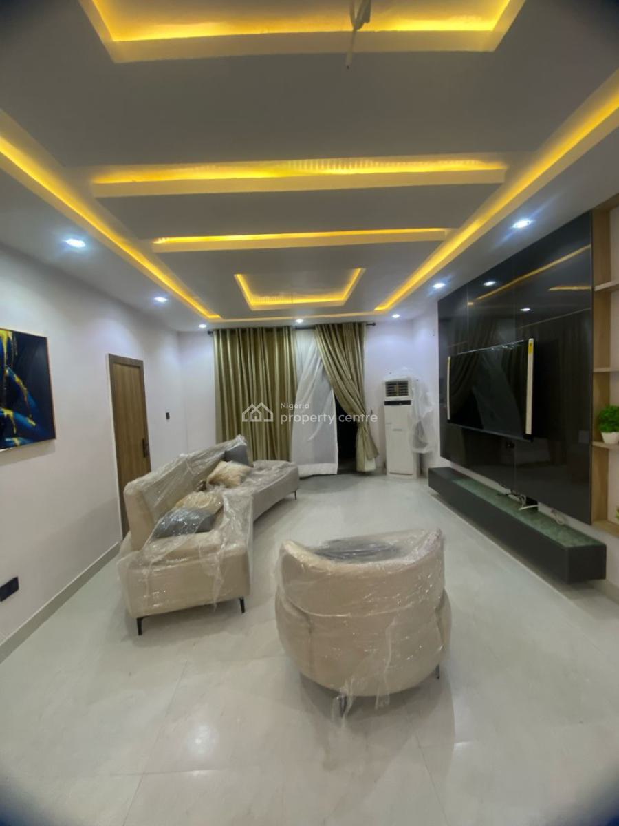 Ocean View Fully Furnished 2 Bedrooms, Atlantic View Estate, Ologolo, Lekki, Lagos, Flat / Apartment for Rent