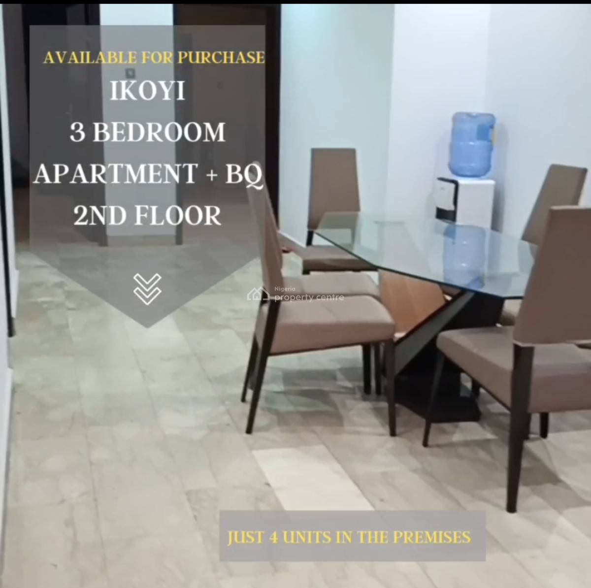 Ikoyi Apartment  3-bedroom  2nd Floor, Old Ikoyi, Ikoyi, Lagos, Flat / Apartment for Sale