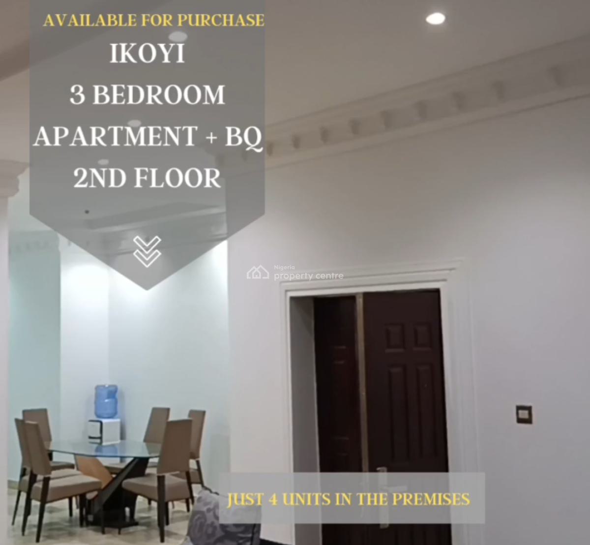 Ikoyi Apartment  3-bedroom  2nd Floor, Old Ikoyi, Ikoyi, Lagos, Flat / Apartment for Sale