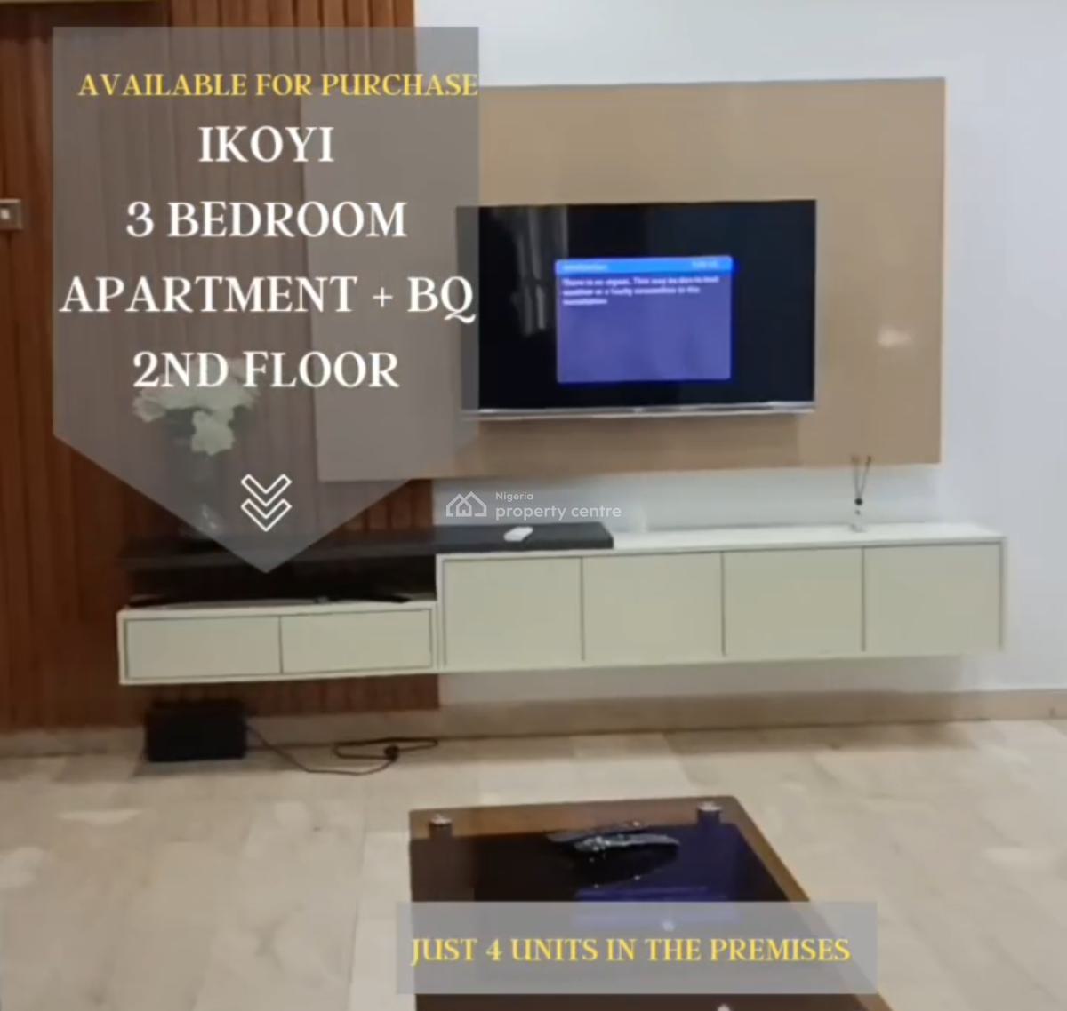 Ikoyi Apartment  3-bedroom  2nd Floor, Old Ikoyi, Ikoyi, Lagos, Flat / Apartment for Sale