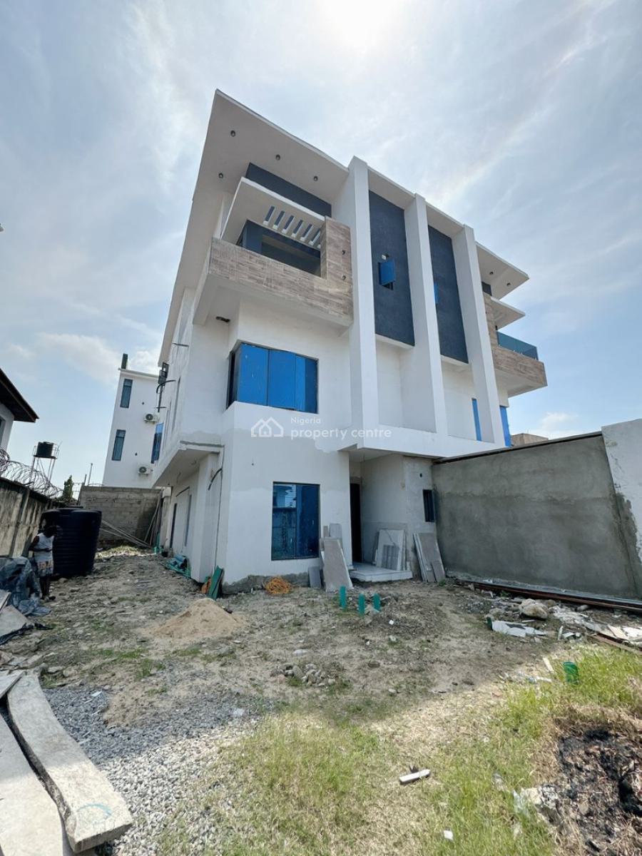 4-bedroom Semi Detached Duplex with Bq --- Governors Consent, Off Adewunmi Adebimpe Drive, Lekki Phase 1, Lekki, Lagos, Semi-detached Duplex for Sale