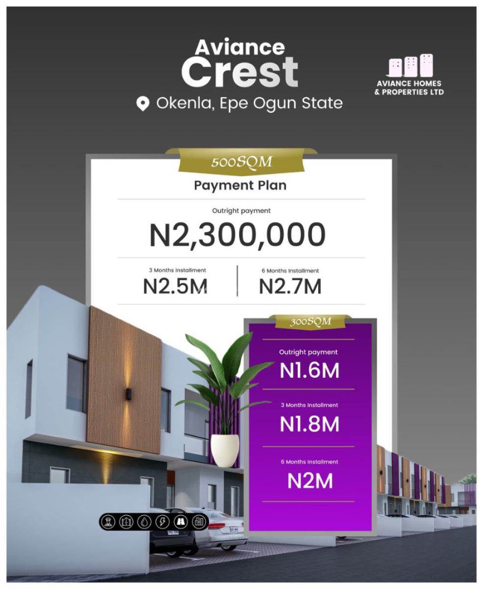 Verified and Secure Estate Land, Okenla Epe World Class, Epe, Lagos, Residential Land for Sale