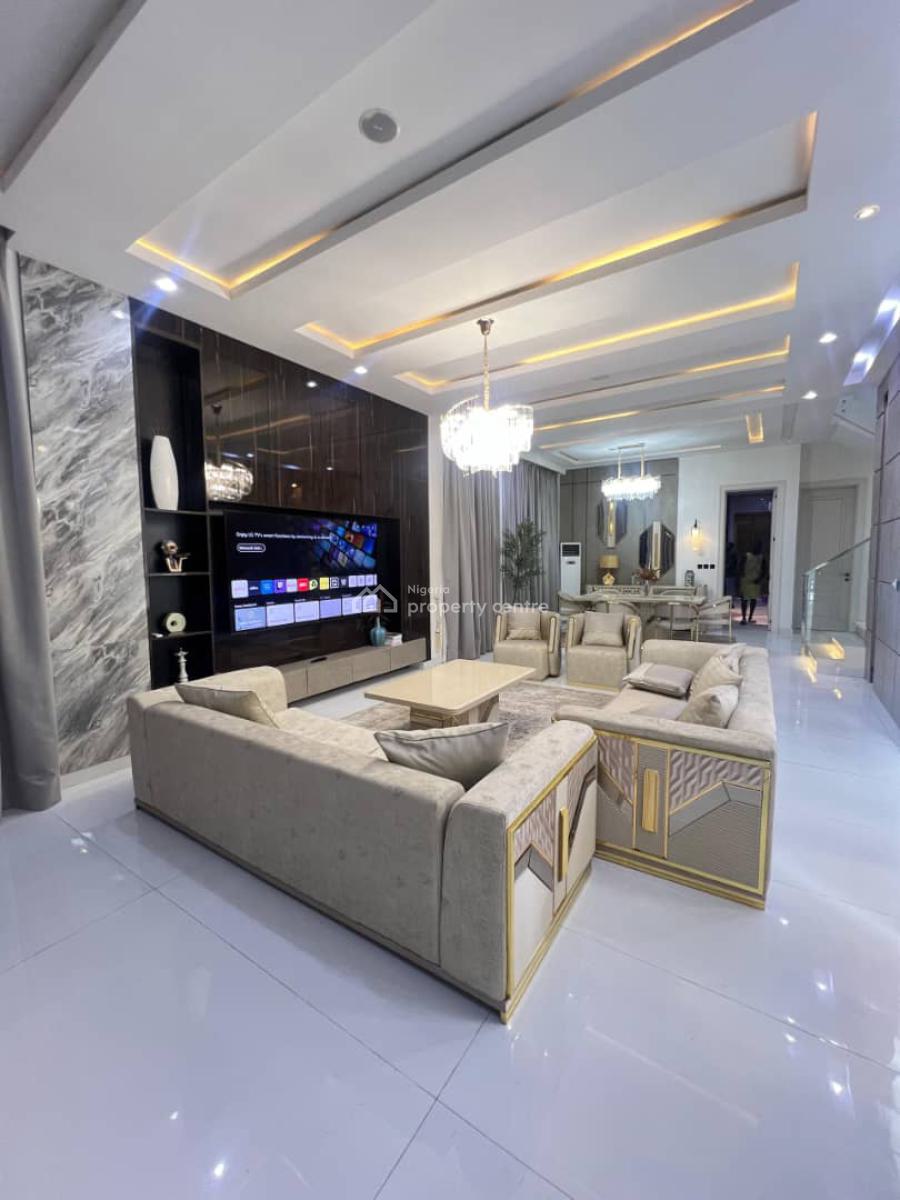 Furnished 5 Bedroom Detached Duplex with Bq and Swimming Pool, Megamound Estate, Lekki, Lagos, Detached Duplex for Rent