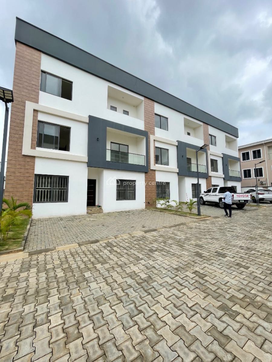 Newly Built 5 Bedrooms Terraced Duplex, By Gilmore, Jahi, Abuja, Terraced Duplex for Sale