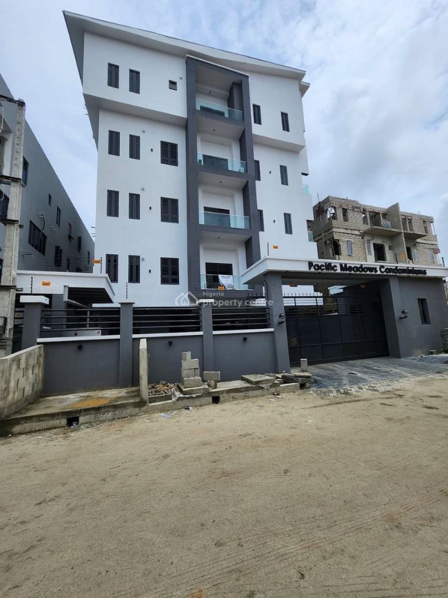 Newly Built with a B Q, Lekki Phase 1, Lekki, Lagos, Flat / Apartment for Rent