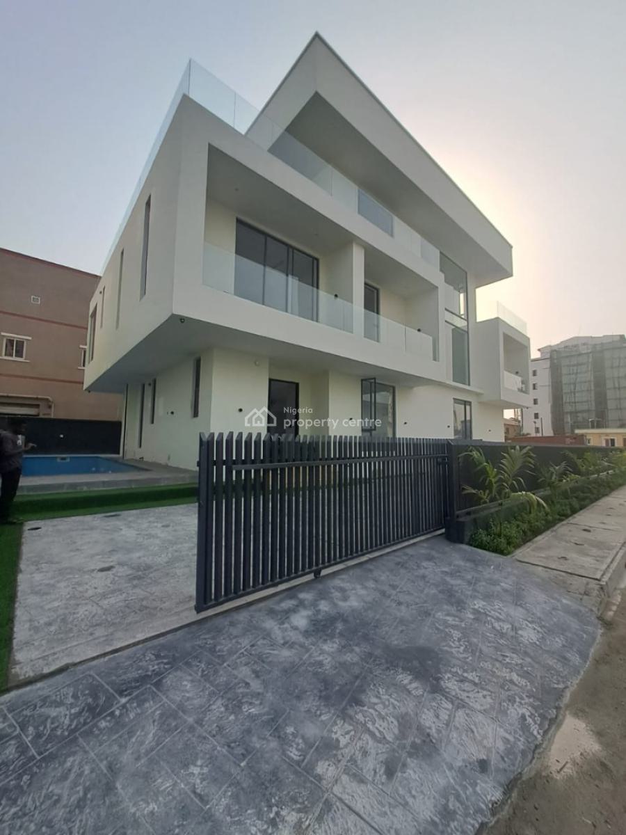 Contemporary 5 - Bedroom Detached Duplex Mansion with Swimming Pool., Vintage Estate Ikate, Ikate, Lekki, Lagos, Detached Duplex for Sale