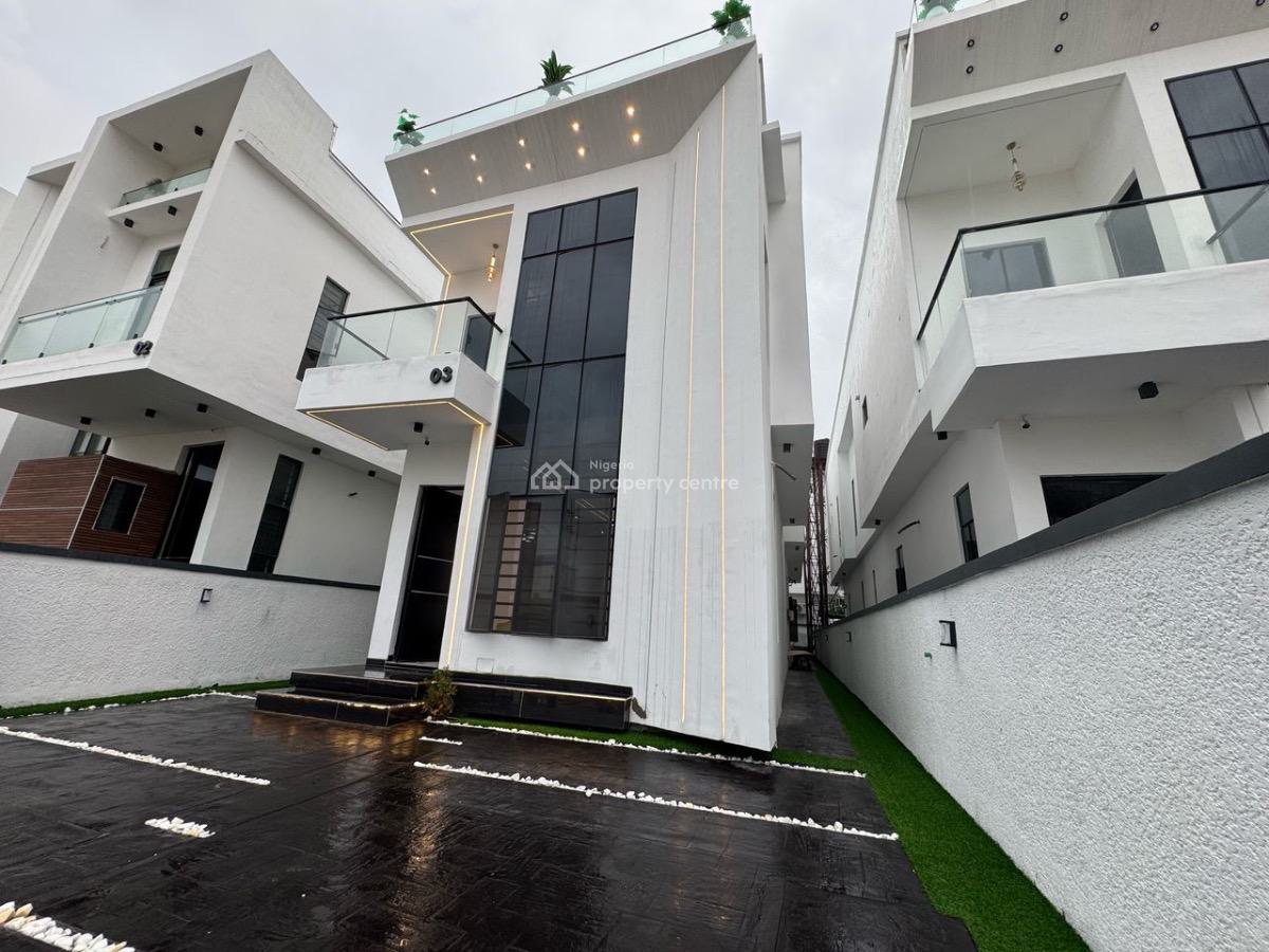 5 Bedroom Fully Detached Smart Duplex, Chevron, Lekki, Lagos, Detached Duplex for Sale