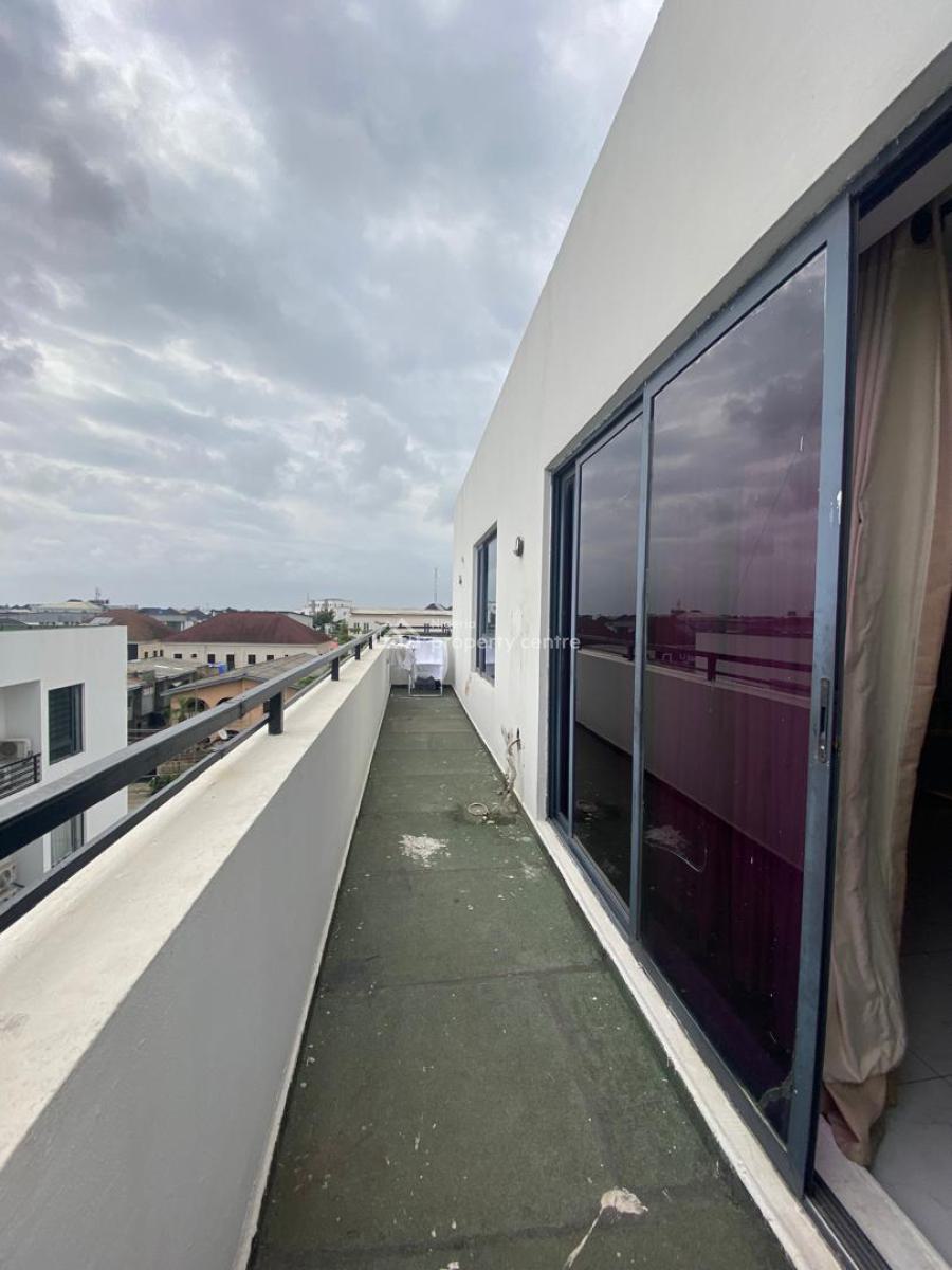 Relatively New 2 Bedroom Paint House with Fitted Kitchen and Two Balco, Agungi Lekki Lagos, Agungi, Lekki, Lagos, House for Rent