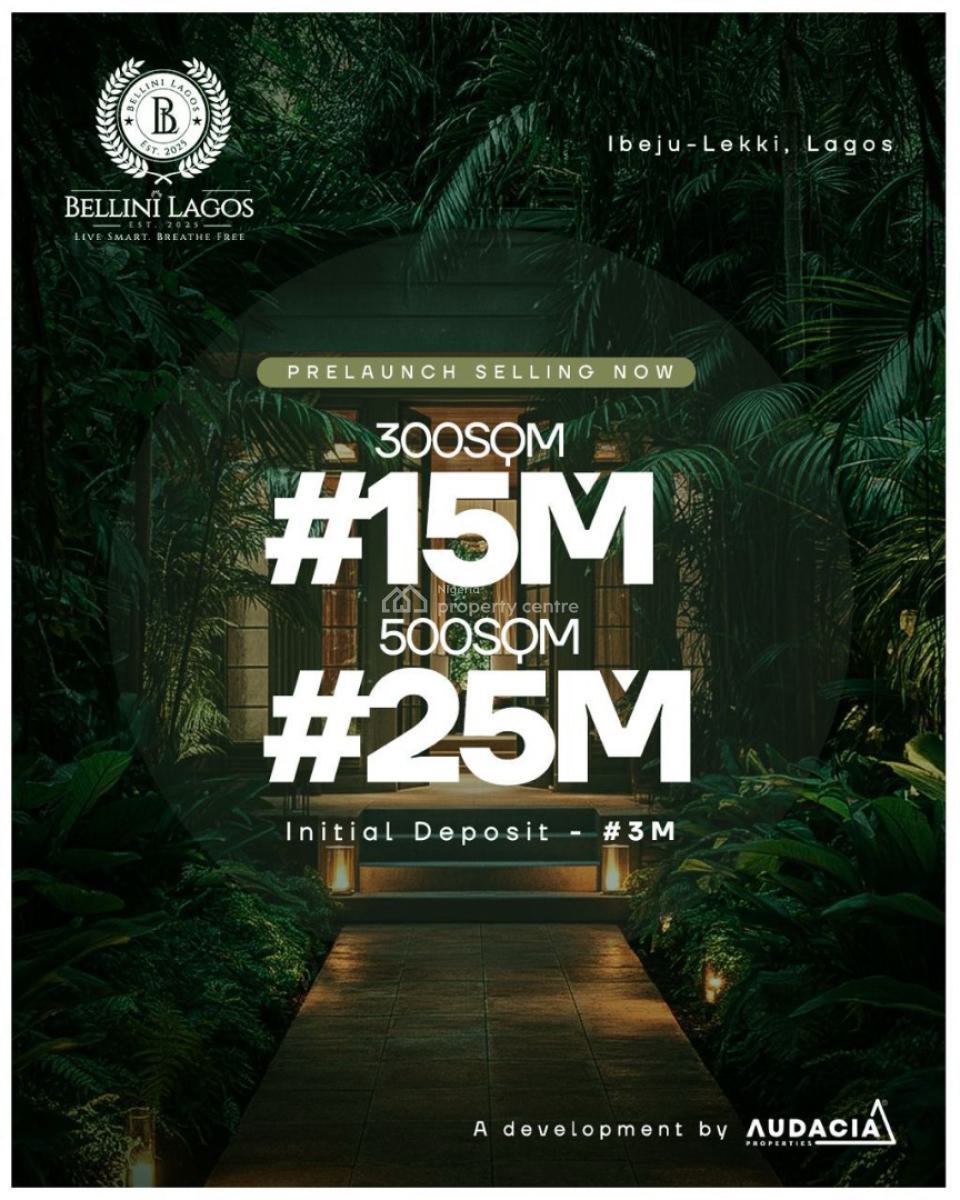 Service Residential Estate Land with C of O Title Buy and Build, Top Notch Premium Luxury Estate Amenities and Infrastructures, Ibeju Lekki, Lagos, Residential Land for Sale
